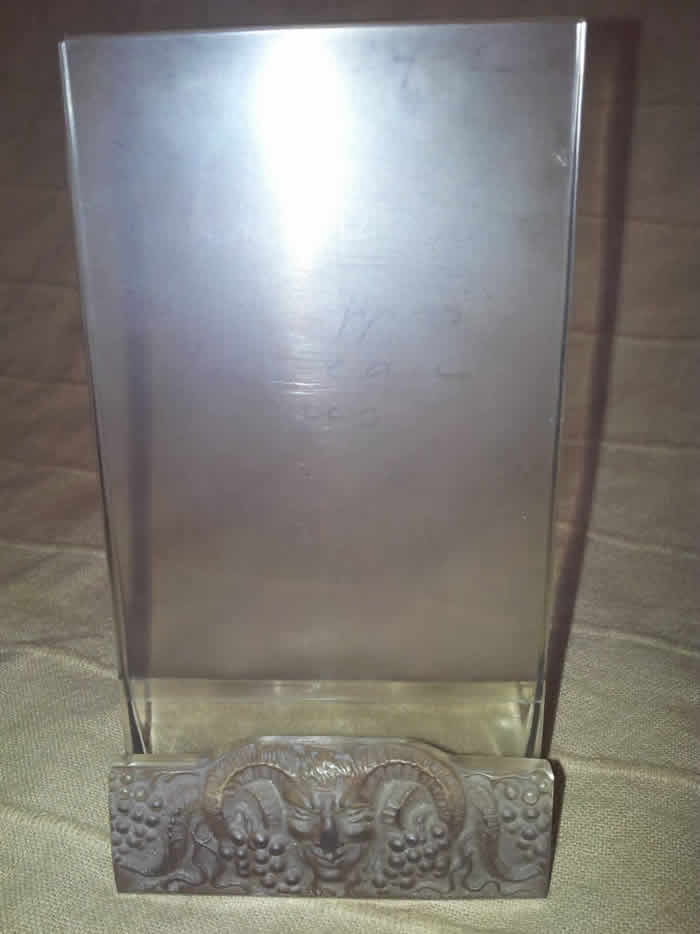 Rene Lalique Faune Menu Holder