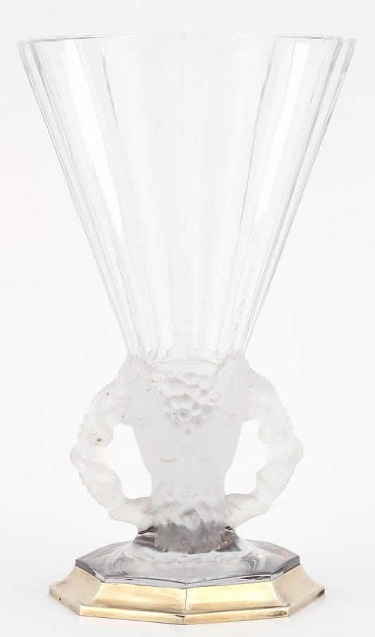 Rene Lalique Vase Faune