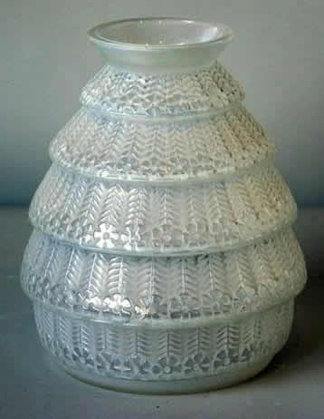 Rene Lalique Vase Ferrieres