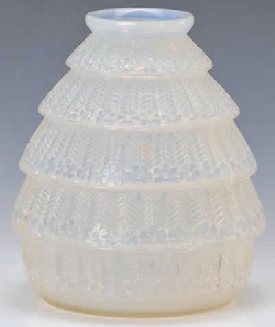 Rene Lalique Vase Ferrieres