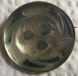 Rene Lalique Brooch Feuilles De Lierre