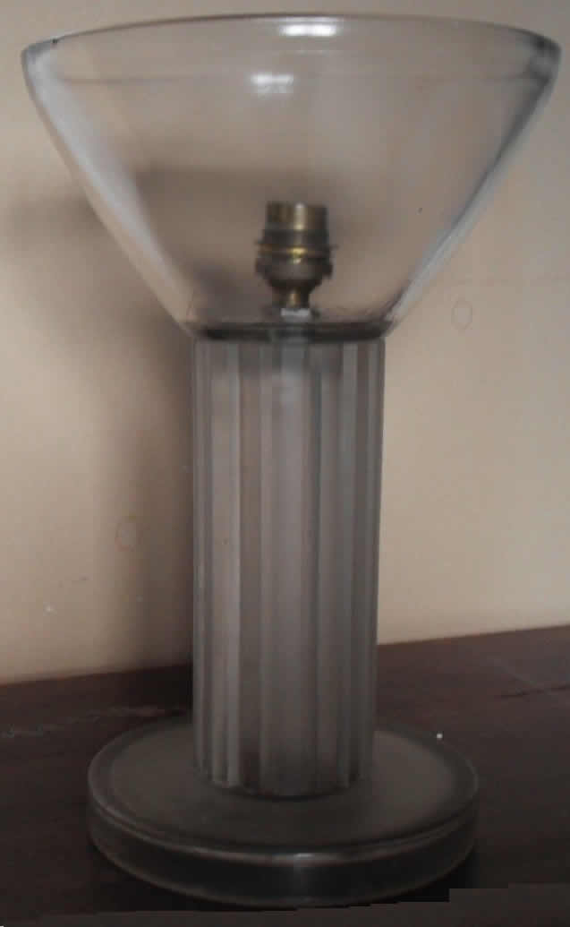 Rene Lalique Lamp Feuilles De Murier