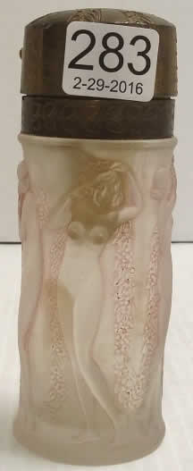 Rene Lalique Atomizer Figurines Et Guirlandes