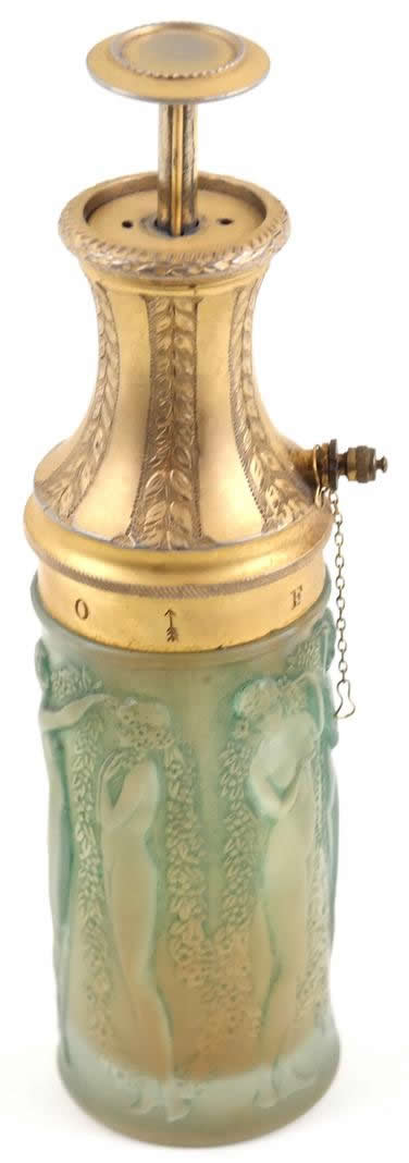 Rene Lalique Atomizer Figurines Et Guirlandes