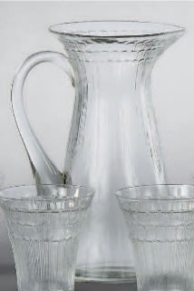 Rene Lalique Fleur Pitcher