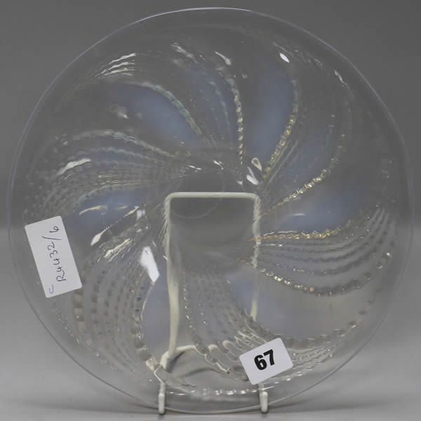 Rene Lalique Plate Fleurons