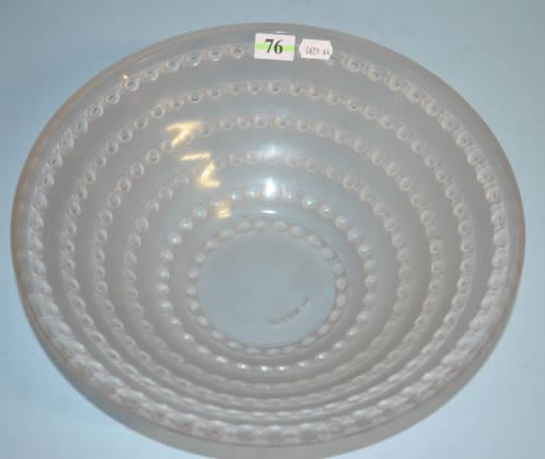 Rene Lalique Bowl Fleurville