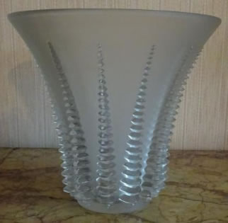 Rene Lalique Vase Font-Romeu