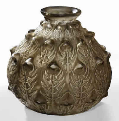 Rene Lalique Vase Fougeres