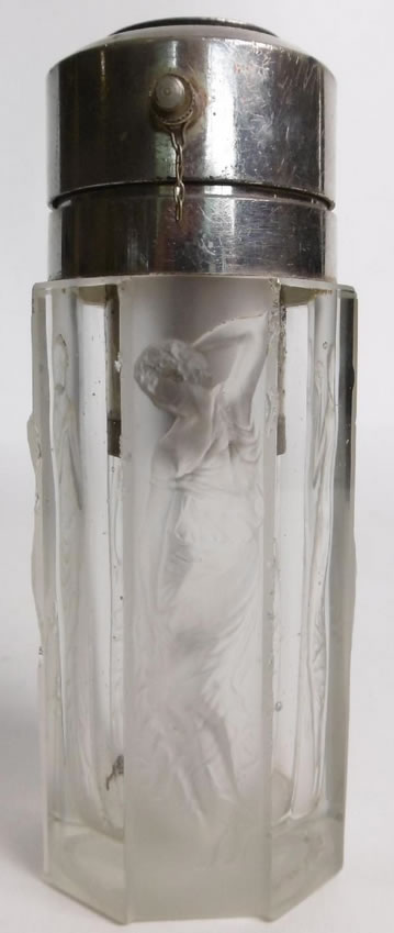 Rene Lalique Atomizer Four Figurines
