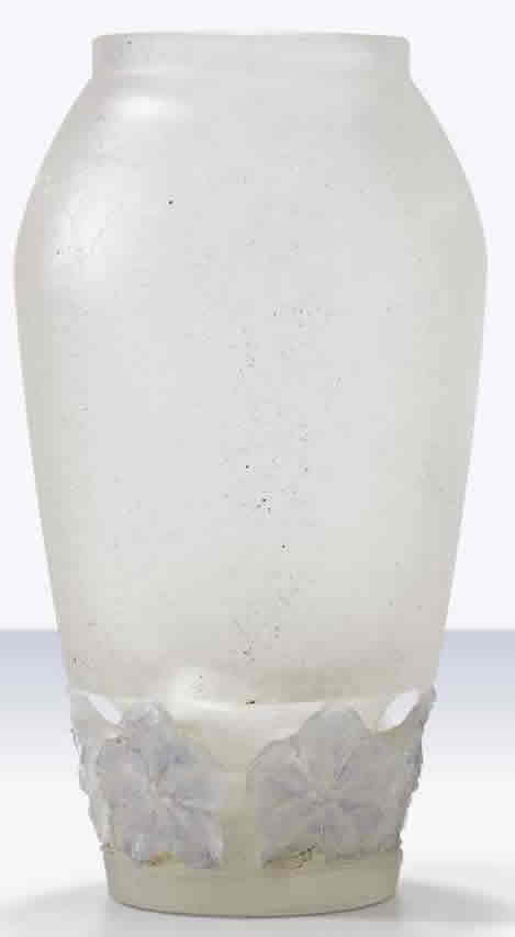 Rene Lalique Frise Anemones Ajourees Cire Perdue Vase