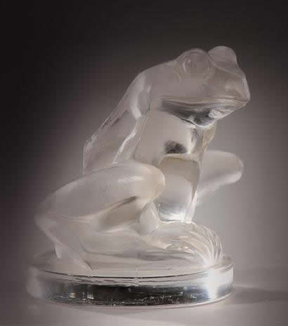 Rene Lalique Car Mascot Frog