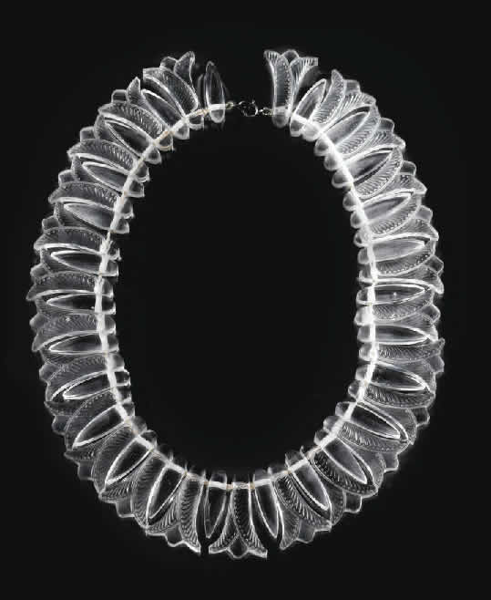 Rene Lalique Necklace Fuchsias