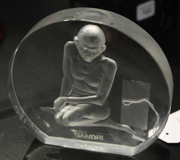 Rene Lalique Gandhi Paperweight