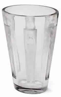 Rene Lalique Vase Gobelet Six Figurines
