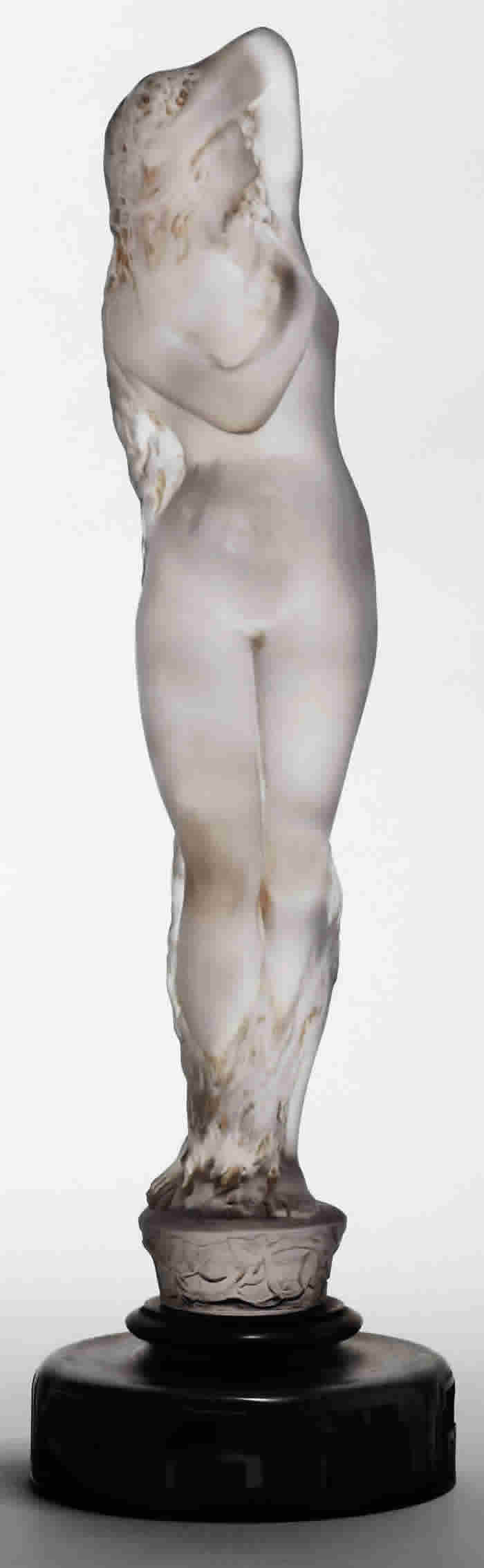 Rene Lalique Grande Nue Socle Lierre Statue