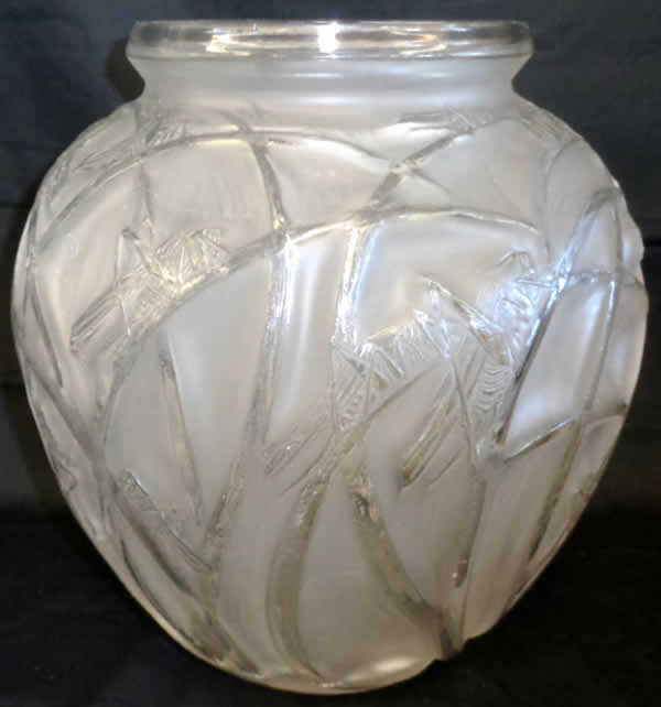 Rene Lalique Vase Grasshoppers
