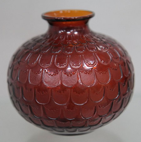 Rene Lalique Vase Grenade