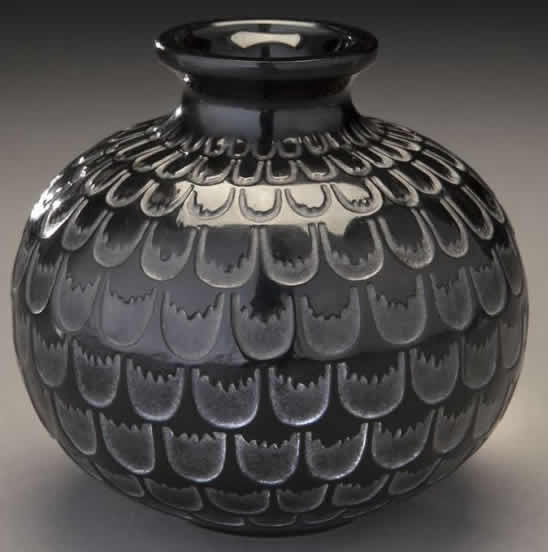 Rene Lalique Vase Grenade