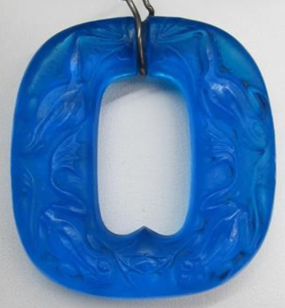 Rene Lalique Pendant Grenouilles