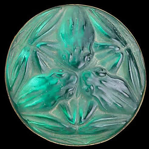 Rene Lalique Brooch Grenouilles