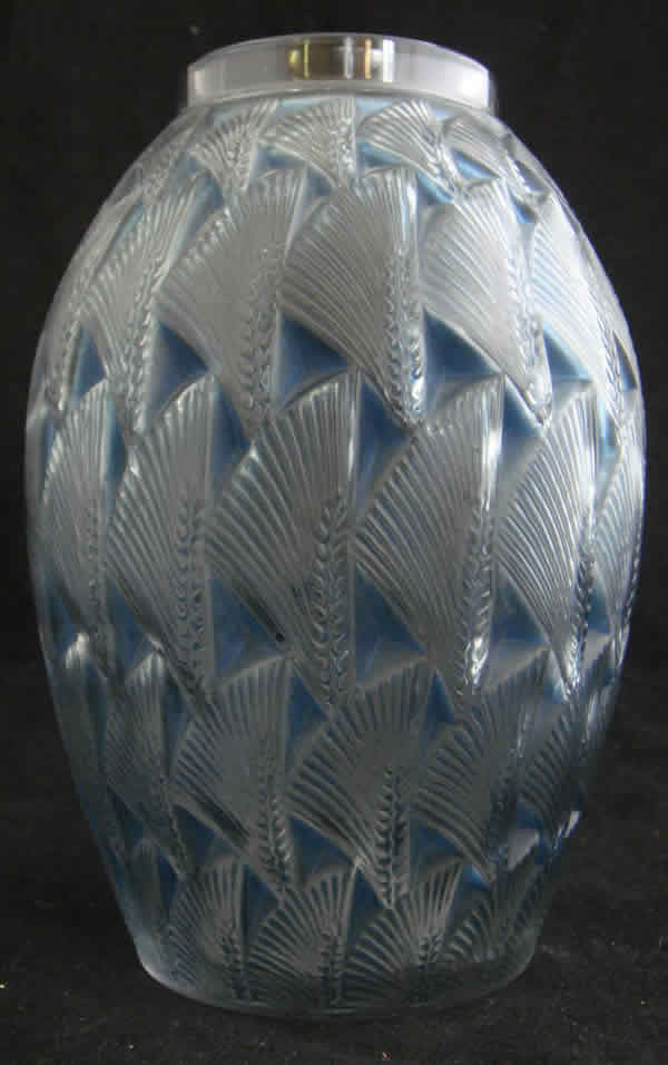 Rene Lalique Vase Grignon