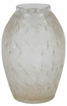 Rene Lalique Vase Grignon