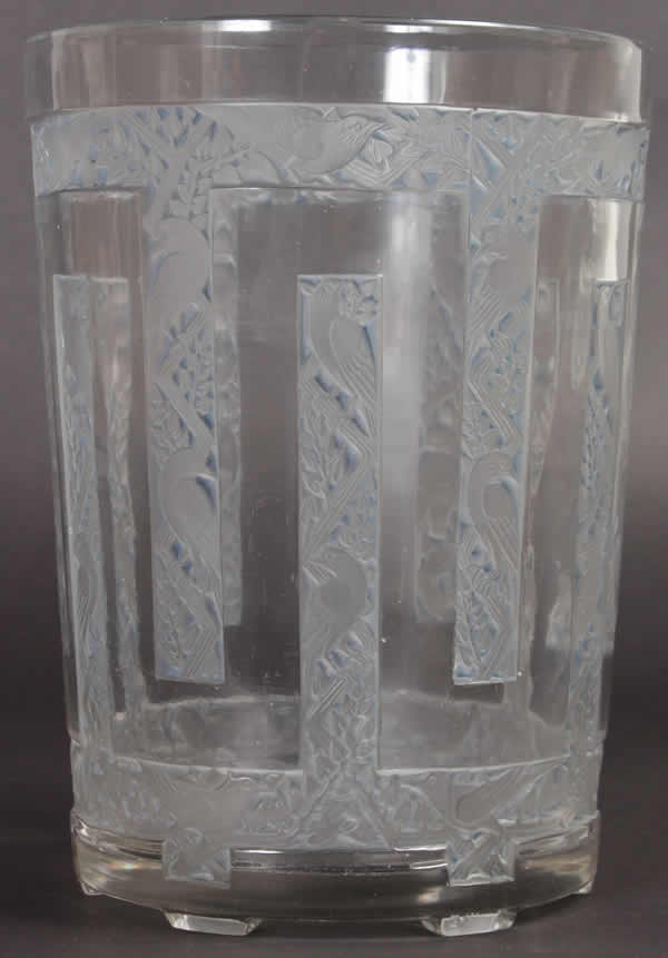 Rene Lalique Vase Grimpereaux