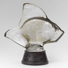 Rene Lalique Decoration Gros Poisson Vagues