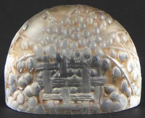 Rene Lalique Menu Holder Groseilles