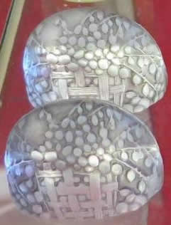 Rene Lalique Menu Holder Groseilles