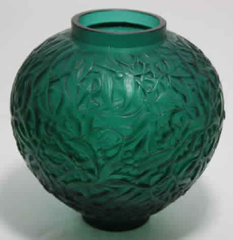 Rene Lalique Vase Gui