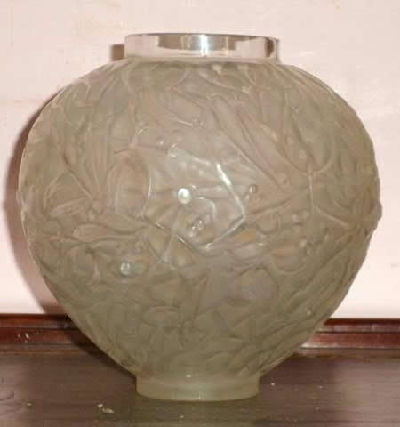 Rene Lalique Vase Gui