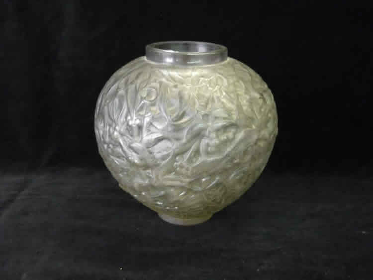 Rene Lalique Vase Gui