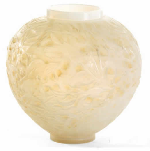 Rene Lalique Vase Gui
