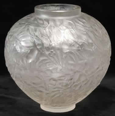 Rene Lalique Vase Gui