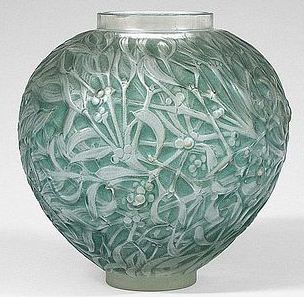Rene Lalique Vase Gui