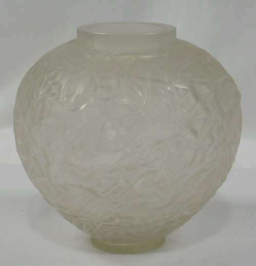 Rene Lalique Vase Gui