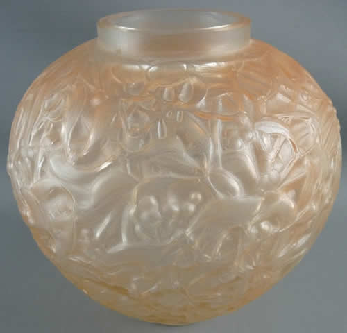 Rene Lalique Vase Gui