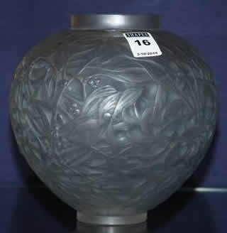 Rene Lalique Vase Gui