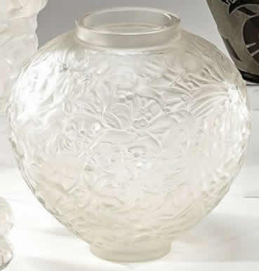 Rene Lalique Vase Gui
