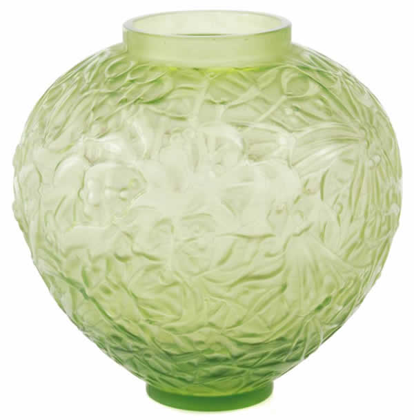 Rene Lalique Vase Gui