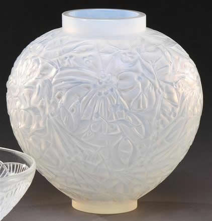 Rene Lalique Vase Gui