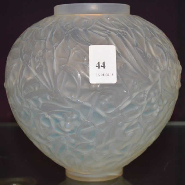 Rene Lalique Vase Gui