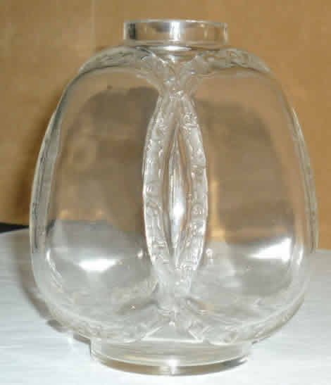 Rene Lalique Vase Guirlande De Roses