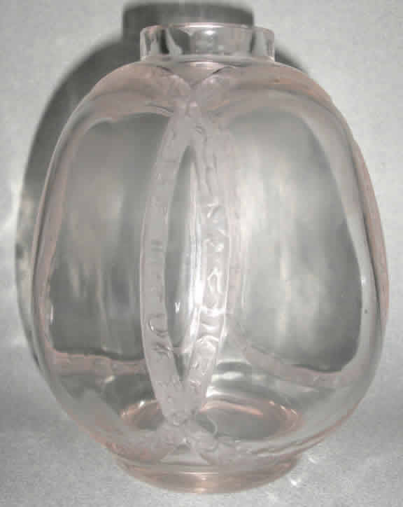 Rene Lalique Vase Guirlande De Roses