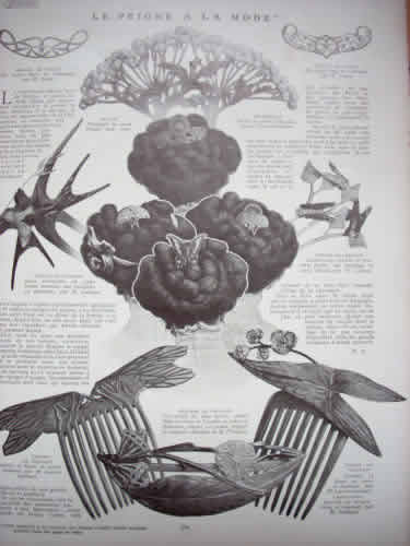 Rene Lalique Hair Combs Article