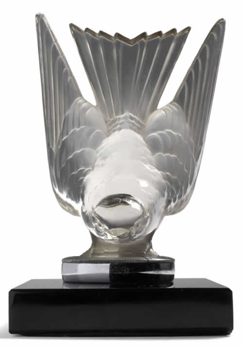 Rene Lalique Bookend Hirondelle