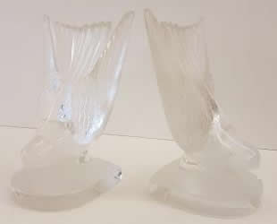 Rene Lalique Bookend Hirondelle-B