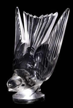 Rene Lalique Hood Ornament Hirondelle